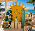 Luxury Summer Party Decorations | Poolside Birthday Backdrop Set for Adults | Tropical Beach Celebration Decor