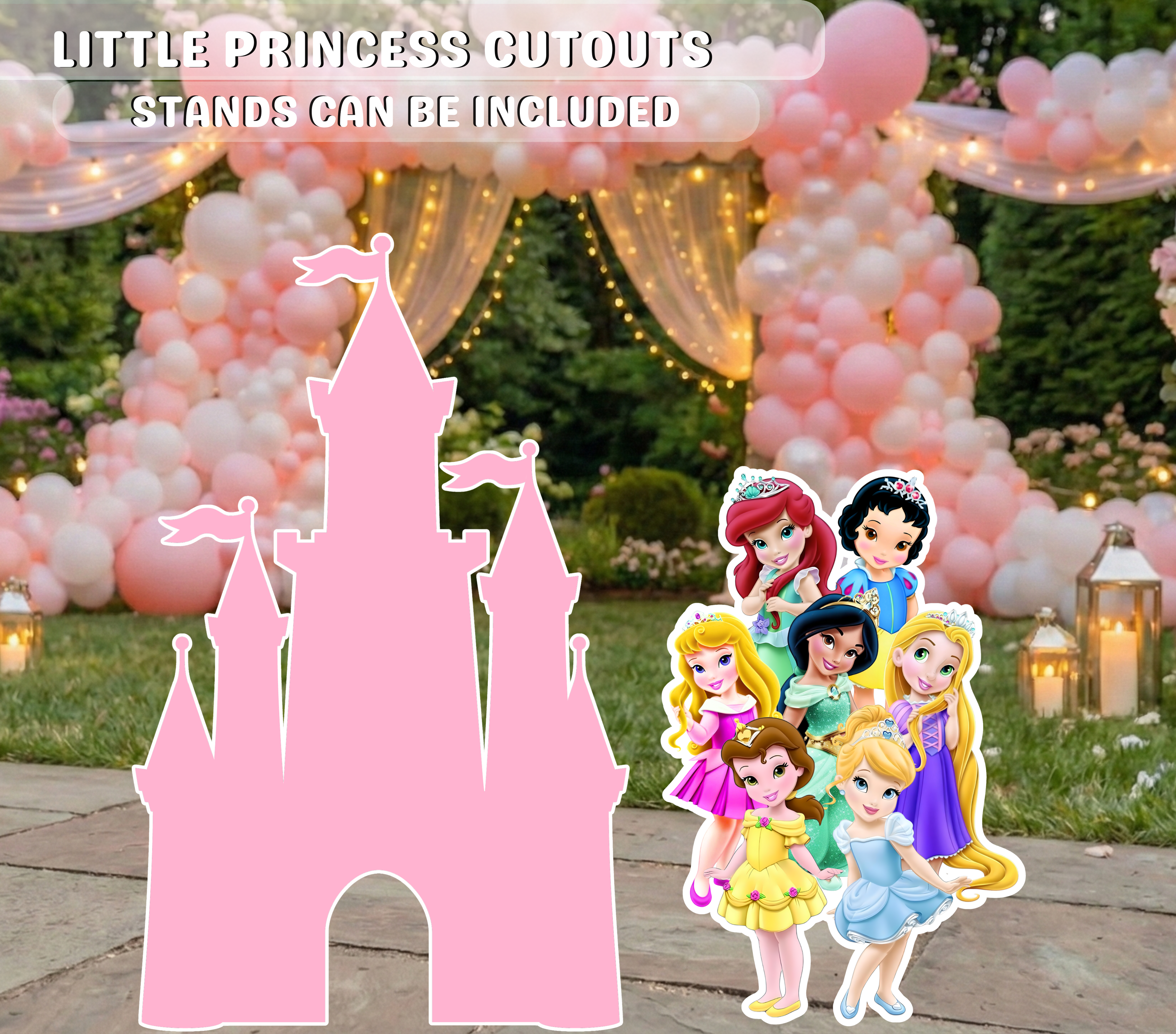 Little Princess Cutouts Custom Baby Princess Castle Yard Signs (Copy)