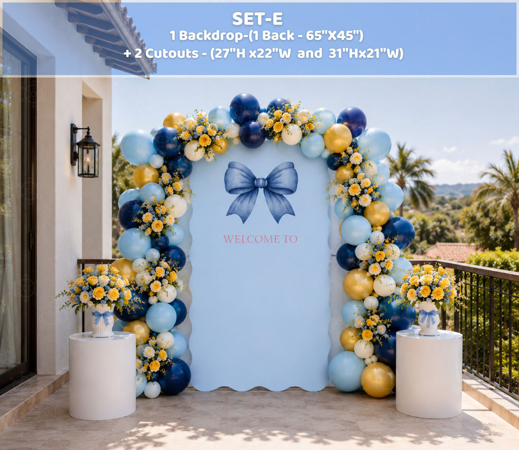 Personalized Lemon Party Decorations | Backdrop & Cutout Sets | Sweet Lemon Party Decor