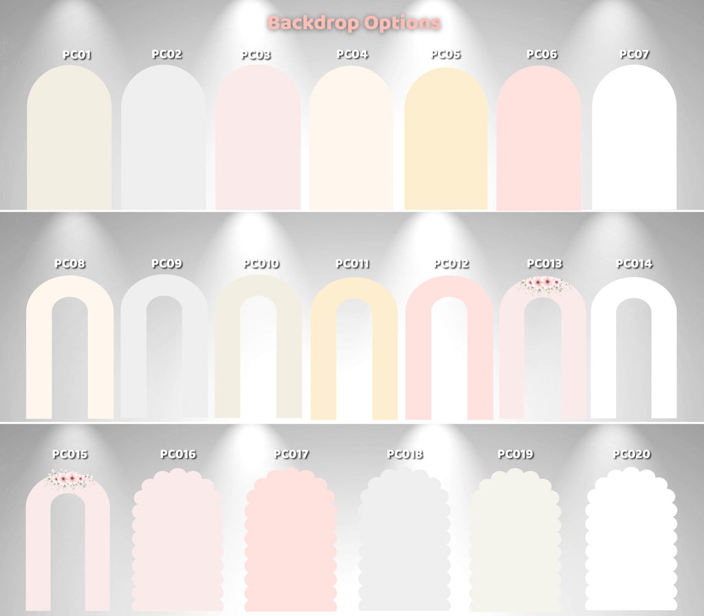 Baby Elephant Baptism Backdrop & Cutouts | Personalized Pink Little Blessing Party Decor