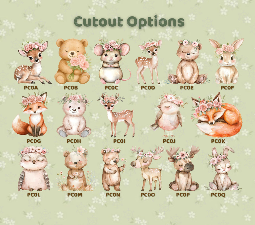 Custom Woodland Baby Shower Backdrop & Animal Cutouts | Forest First Birthday Party Decor