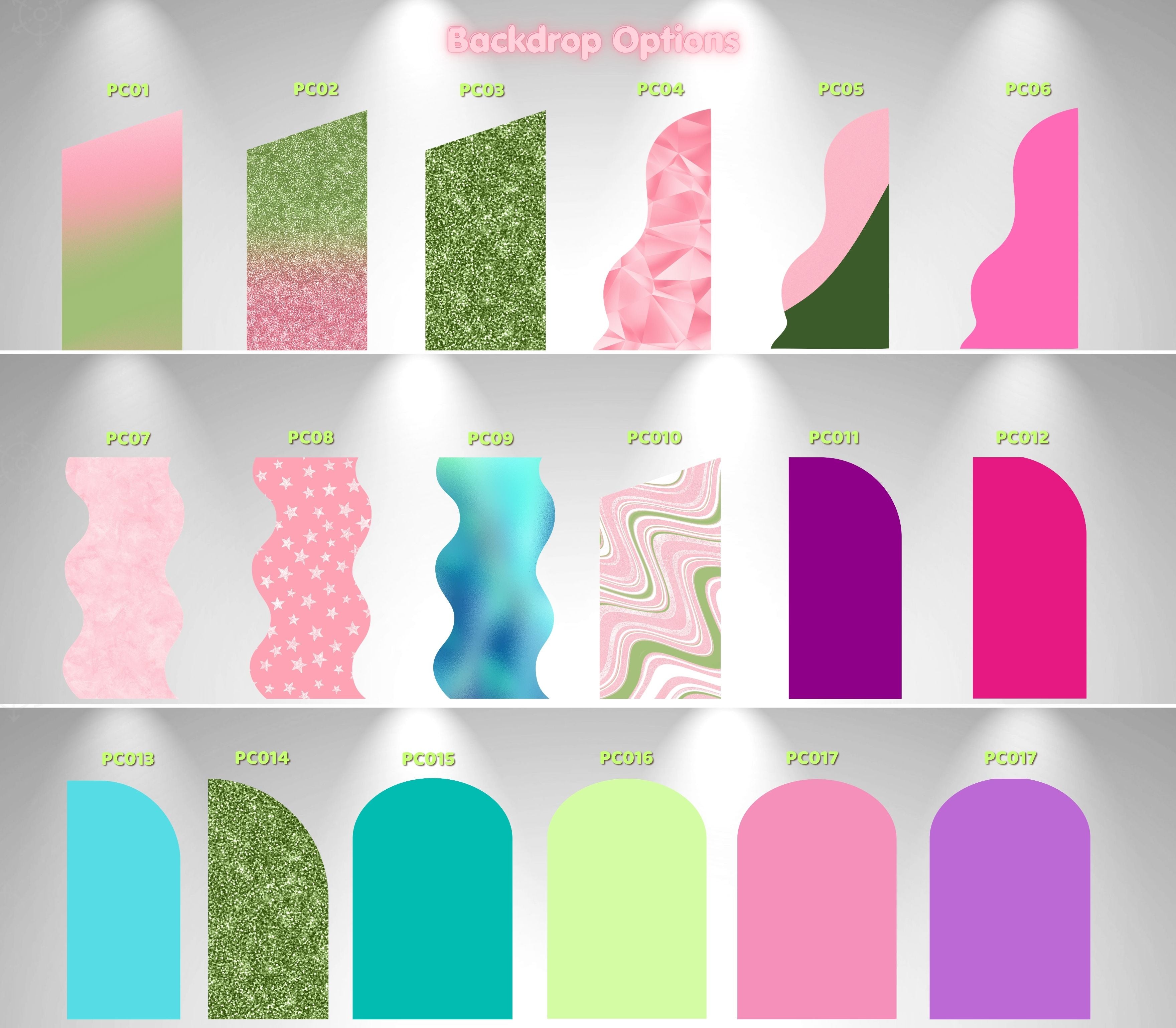 Personalized Teen Birthday Backdrop & Photo Booth | Girly 13th Birthday Party Decorations