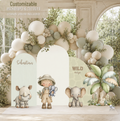 Cute Safari Animal Cutouts & Backdrops Birthday Decor Custom Safari Baby Shower