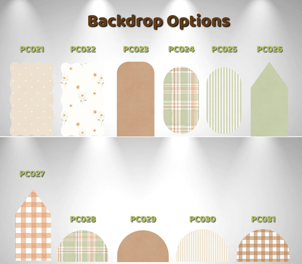 Personalized Little Animal Friends Backdrop & Cutouts | Neutral Baby Shower & First Birthday Decorations