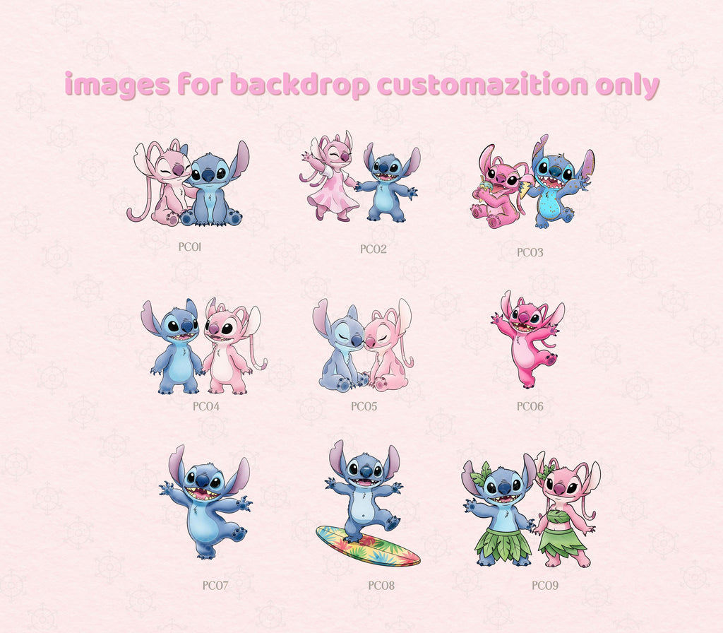 Blue Alien Party Decorations Set | Tropical Birthday Backdrop with Cutouts