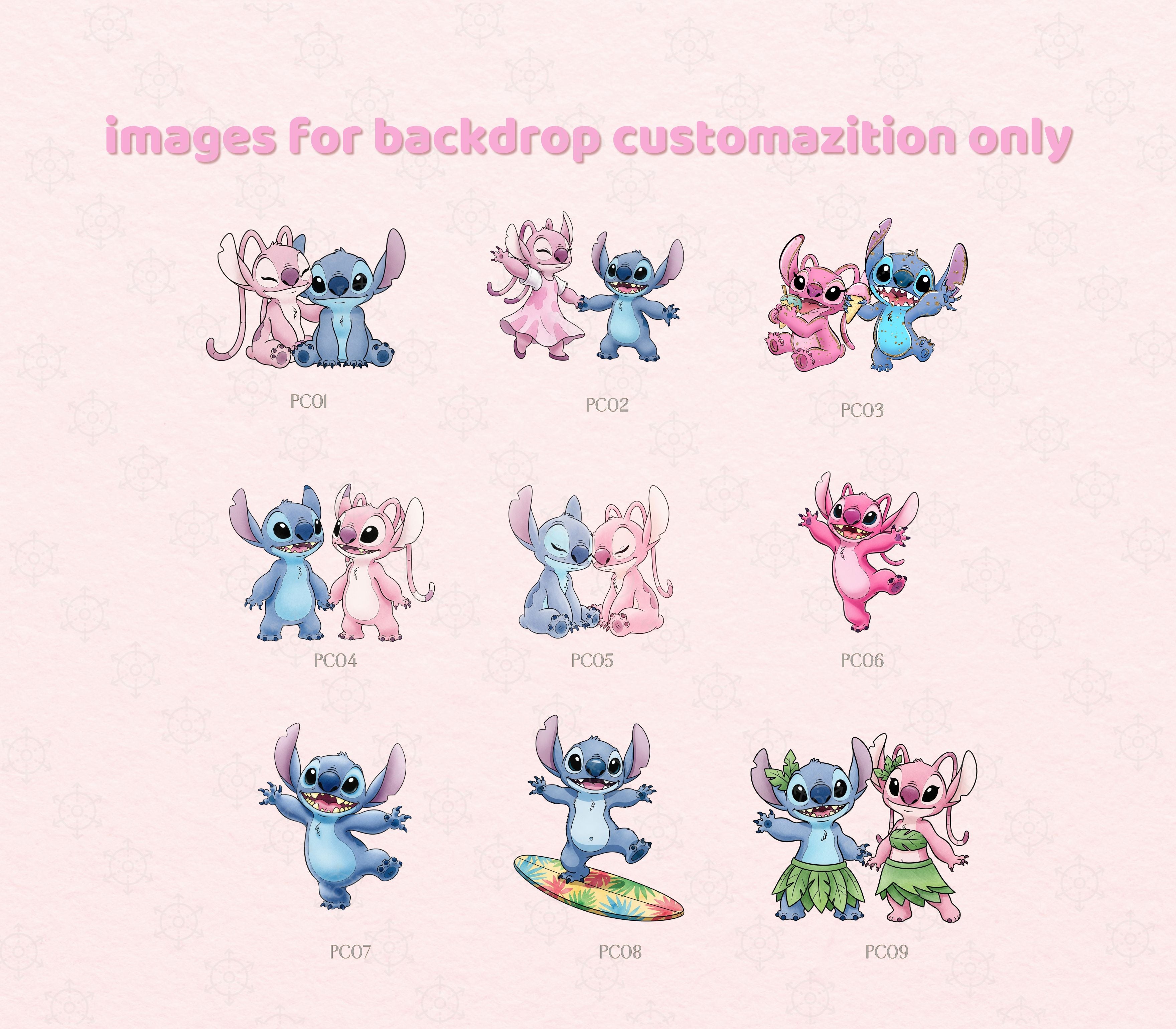 Blue Alien Party Decorations Set | Tropical Birthday Backdrop with Cutouts