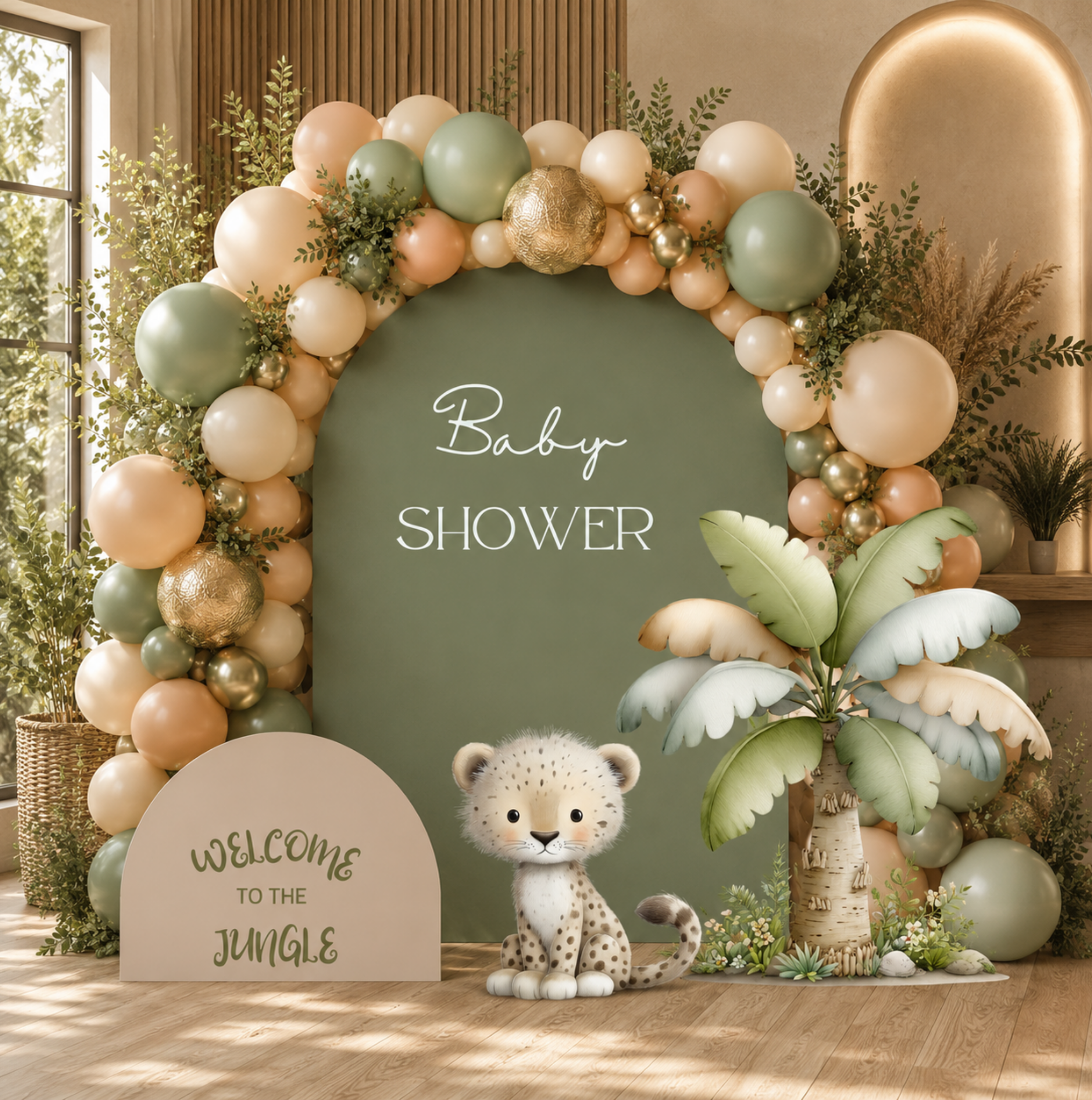 Cute Safari Animal Cutouts & Backdrops Birthday Decor Custom Safari Baby Shower
