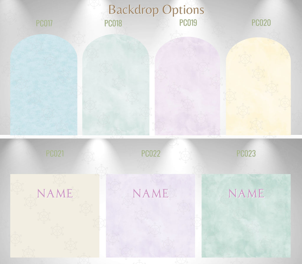 Custom Princess Birthday Party Backdrop & Yard Sign Set