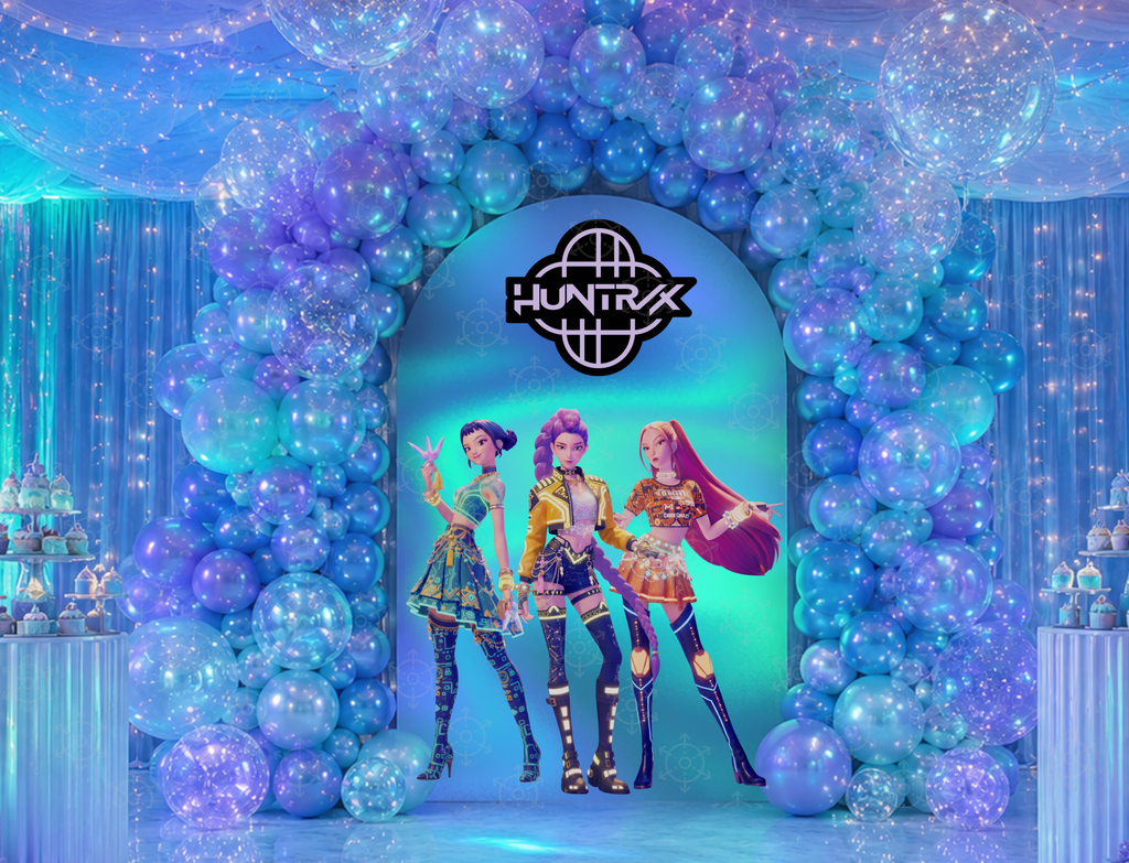 Teen Idol Concert Party Backdrop & Standee Cutouts | Personalized Birthday Decorations