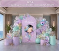 Ocean Princess Party Decorations | Personalized Mermaid Birthday Backdrop Set | Luxury Under the Sea Decor