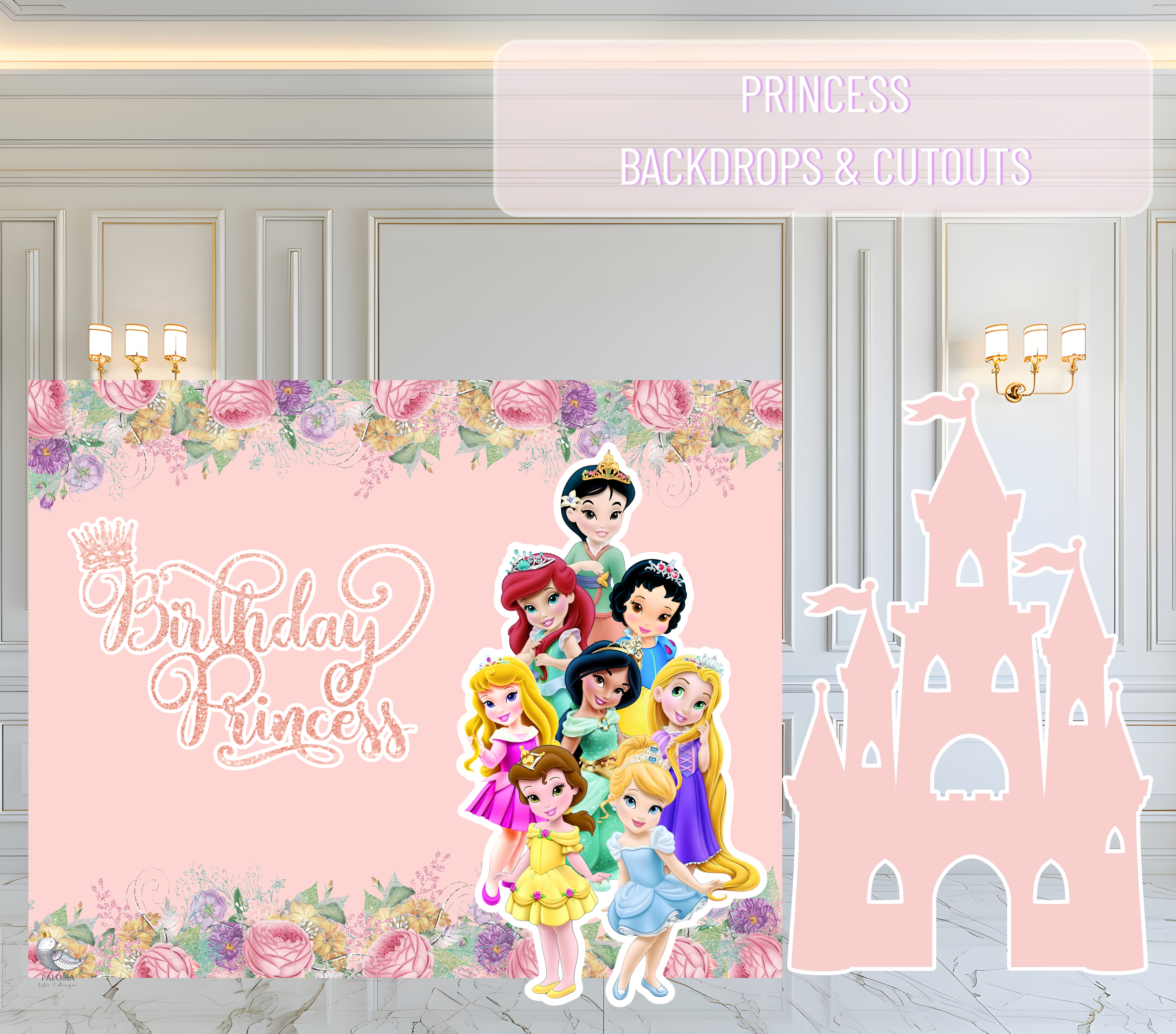 Little Princess Cutouts Custom Baby Princess Castle Yard Signs (Copy)