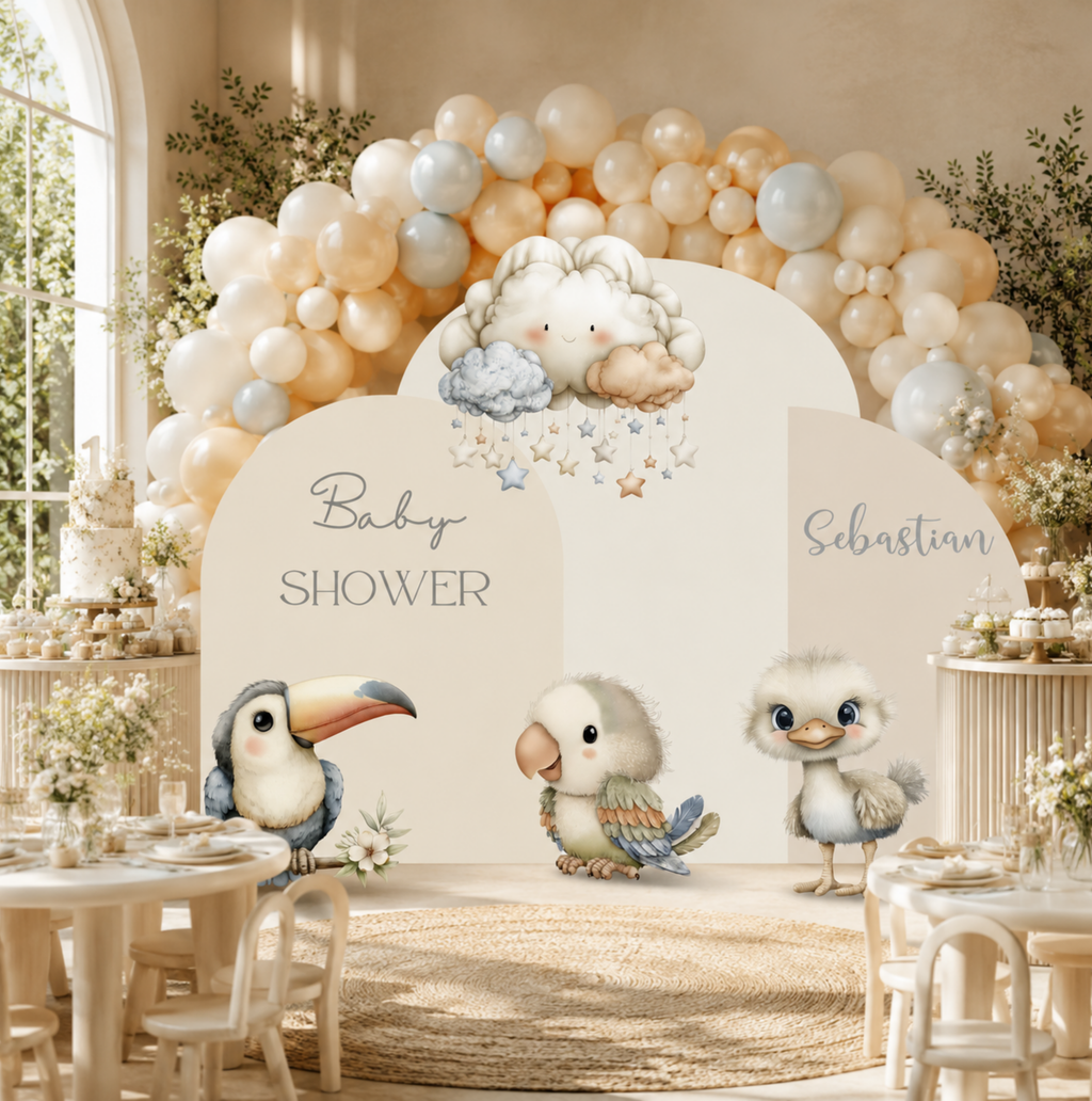 Cute Safari Animal Cutouts & Backdrops Birthday Decor Custom Safari Baby Shower
