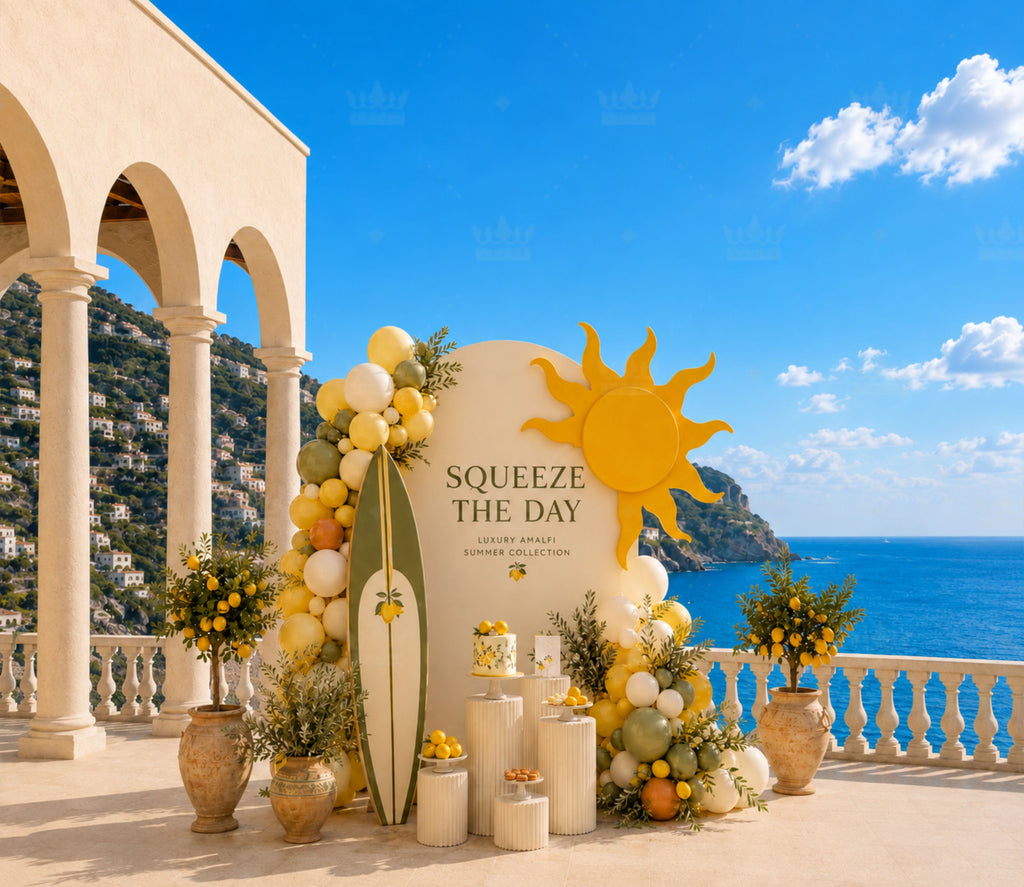 Luxury Summer Party Decorations | Poolside Birthday Backdrop Set for Adults | Tropical Beach Celebration Decor