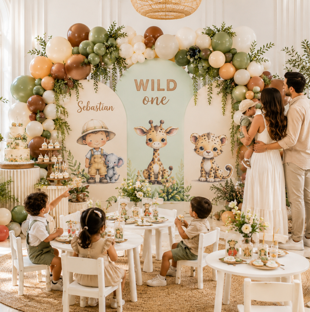 Cute Safari Animal Cutouts & Backdrops Birthday Decor Custom Safari Baby Shower