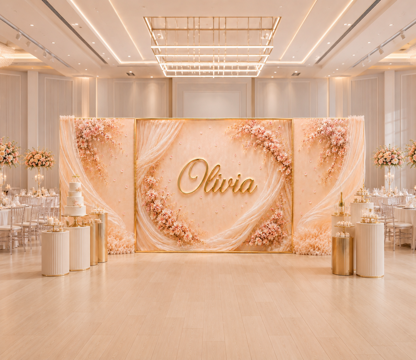 Custom Printed Event Backdrop | Personalized Party Decoration for Any Occasion