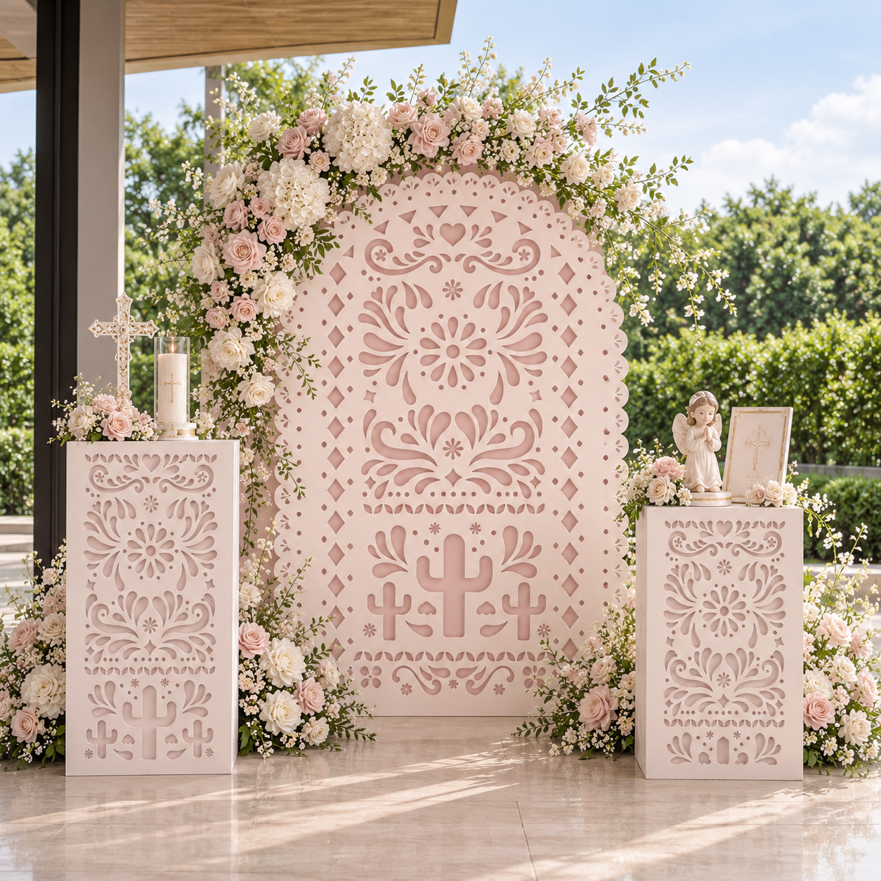 Custom Mexican Papel Picado Backdrop | Personalized Event & Party Decorations