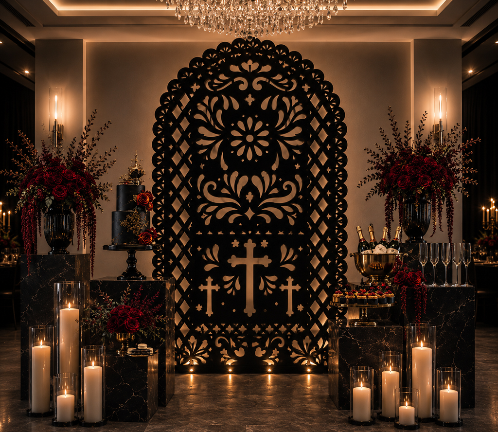 Timeless Fiesta Celebration Backdrop | Personalized Event Decor