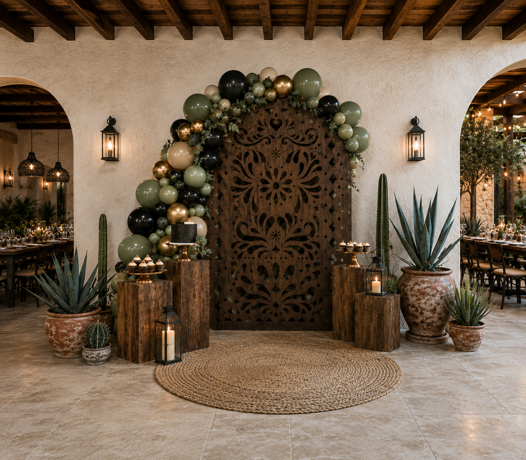 Timeless Fiesta Celebration Backdrop | Personalized Event Decor