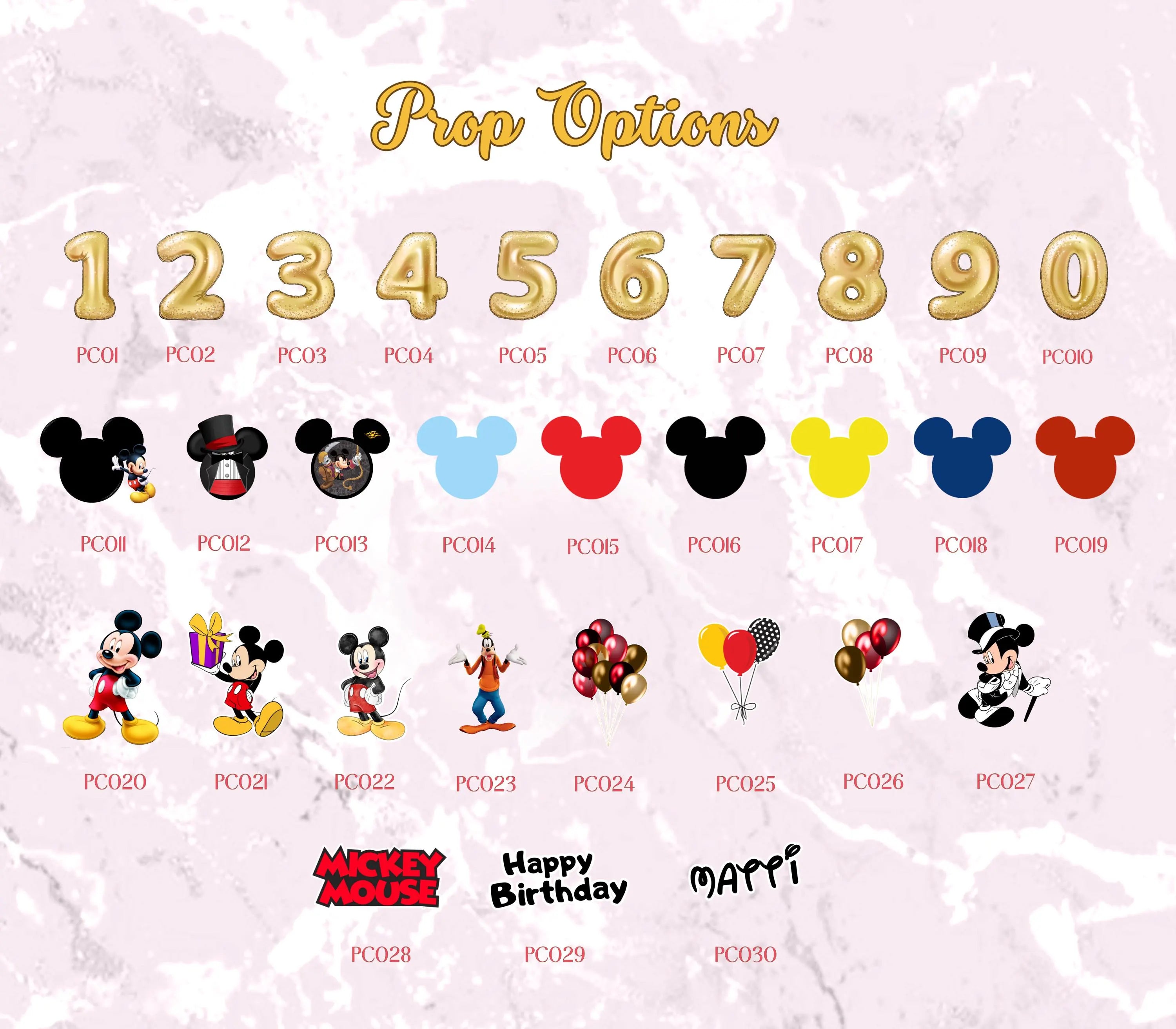 Classic Mouse Birthday Backdrop & Cutouts | Personalized Red Black Party Photo Booth Decor  21 tags para alcance, visualizaciones y compras:
