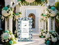Personalized Mexican Talavera Welcome Sign | Mediterranean Tile Welcome Board | Custom Wedding, Baby Shower & Birthday Entrance Decor(Copy)