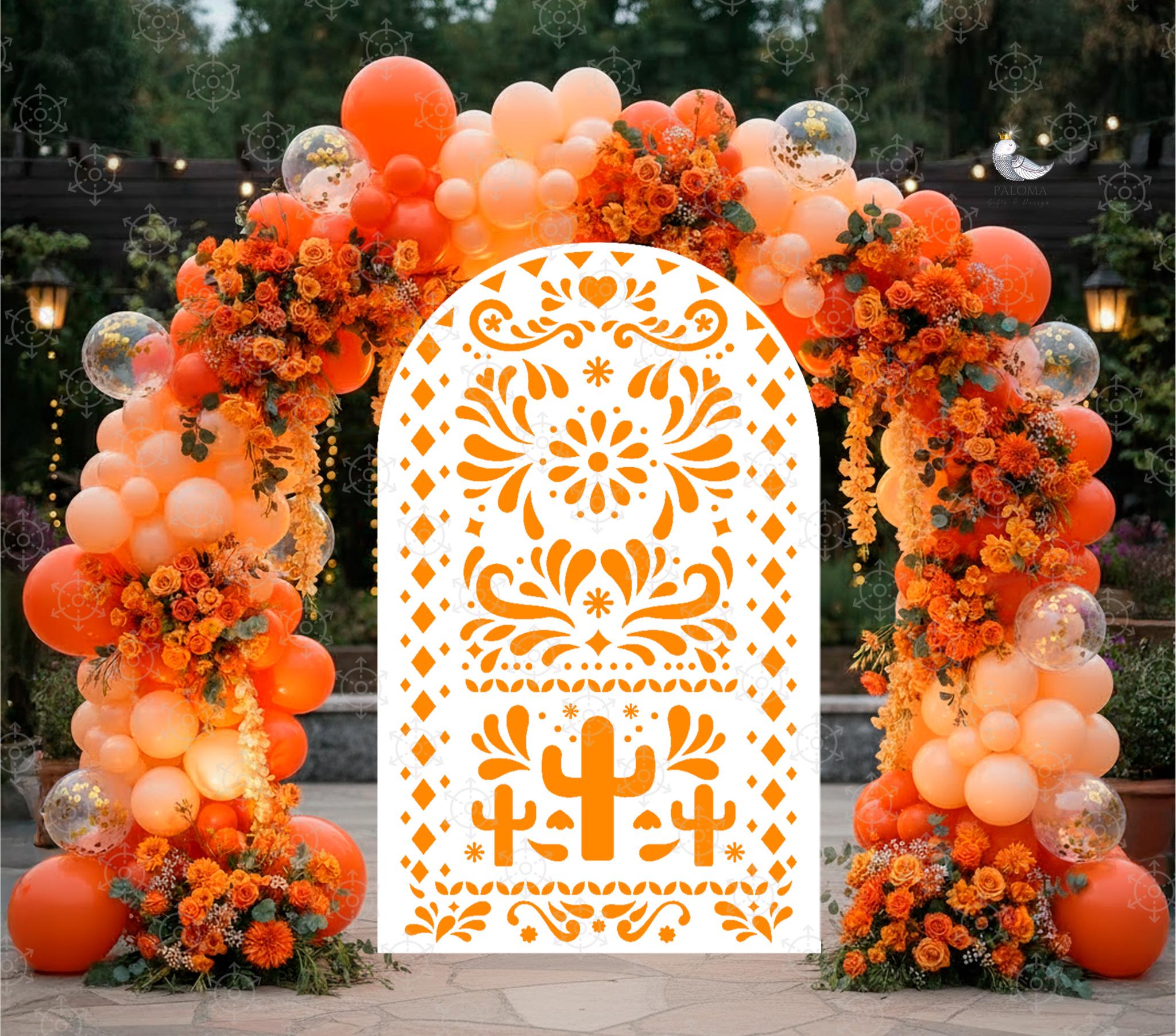 Custom Mexican Fiesta Party Decorations | Personalized Papel Picado Backdrop | Cielito Lindo Birthday Decor | Fiesta Photo Backdrop | Cinco de Mayo Party(Copy)