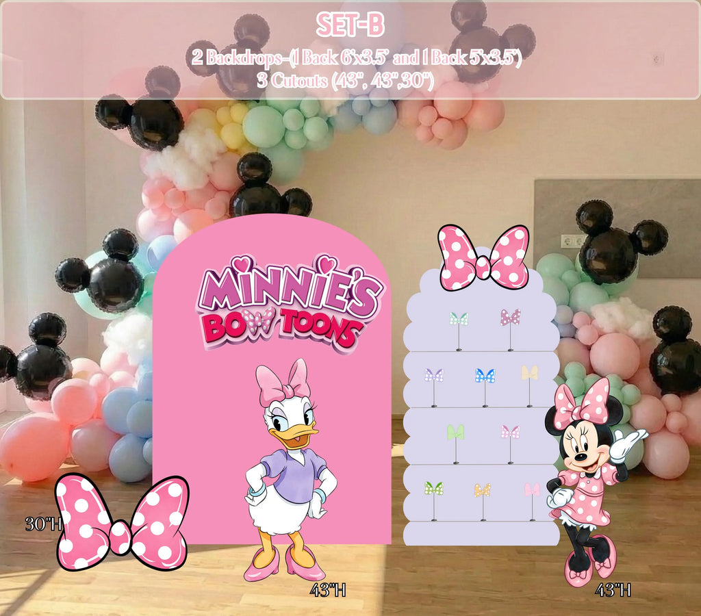 Custom Boutique Bow Party Decorations | Personalized Birthday Backdrop & Cutout Set (Copy)