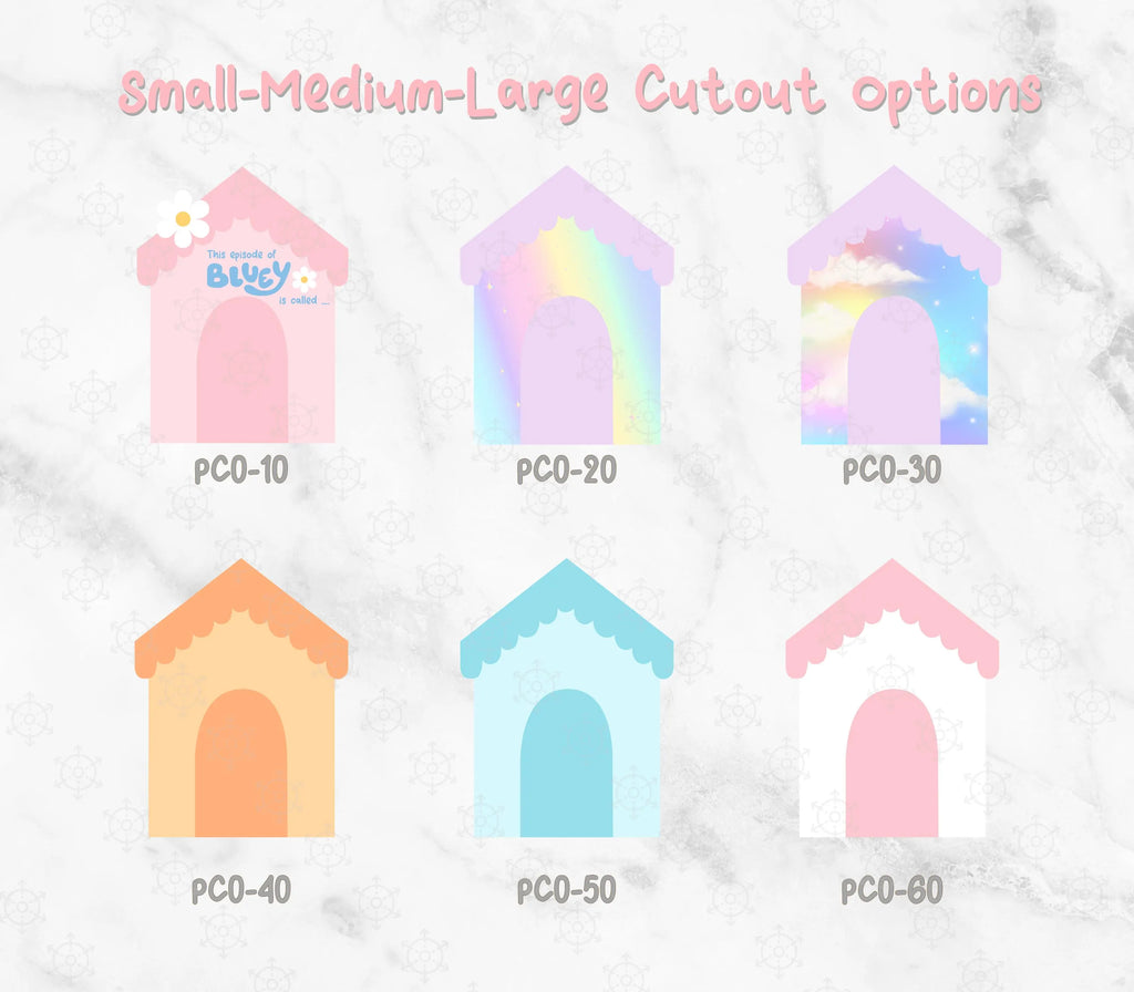 Personalized Puppy Family Party Decorations | First Birthday Backdrop & Character Cutouts (Copy)