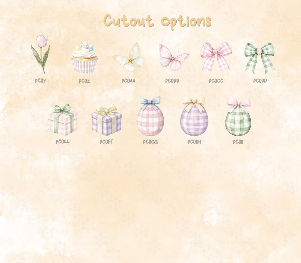Easter Bunny Birthday Backdrop & Cutouts | Personalized Spring Party Decorations