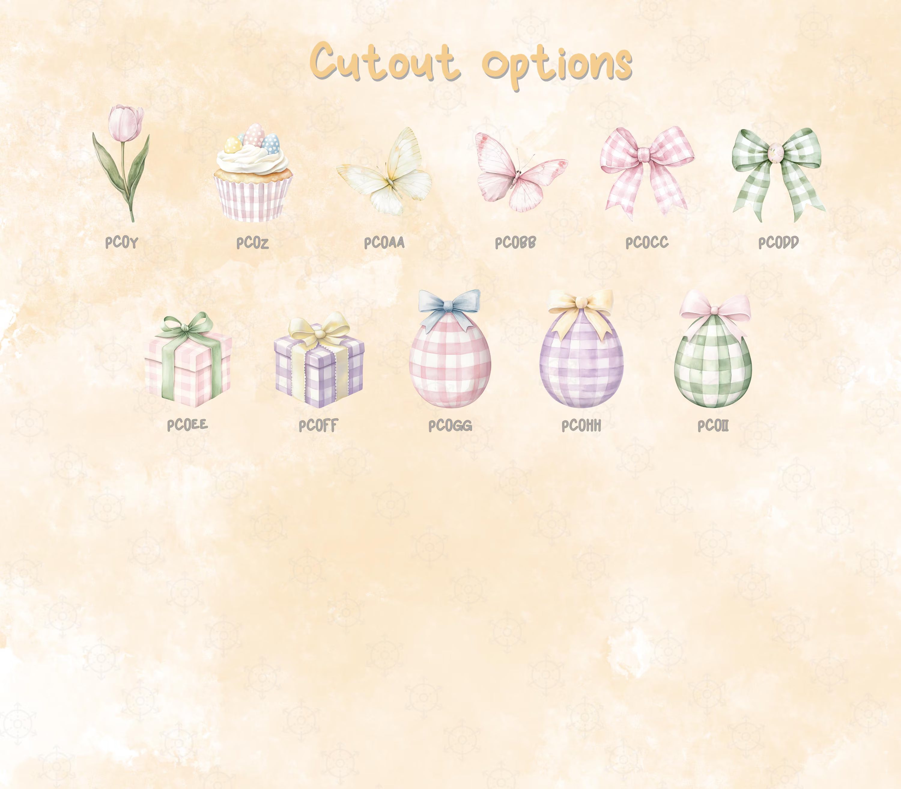 Easter Bunny Birthday Backdrop & Cutouts | Personalized Spring Party Decorations